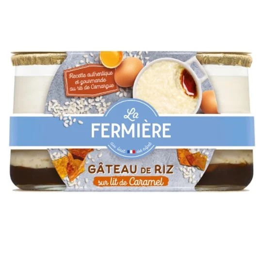 Gâteau de riz caramel