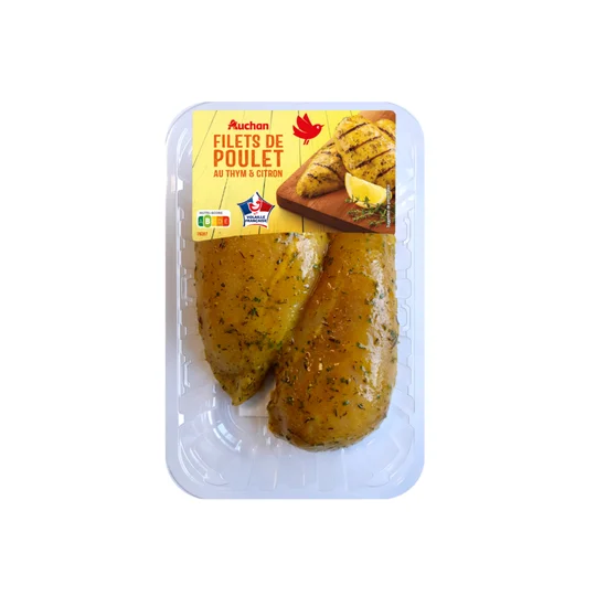Filets de poulet au thym saveur citron