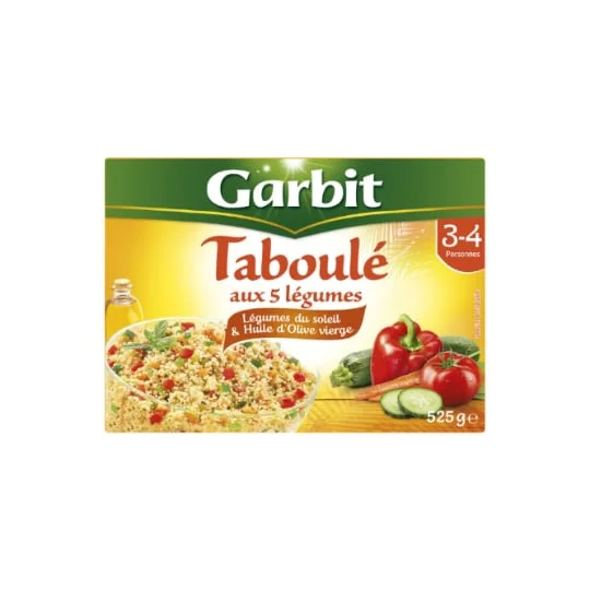 Plat cuisiné taboulé aux 5 légumes