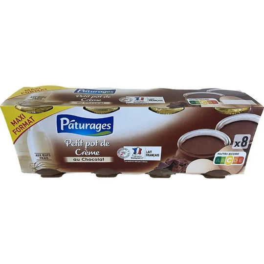 Petit pot de crème au chocolat