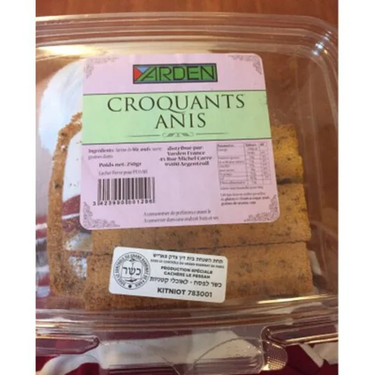 Croquants Anis