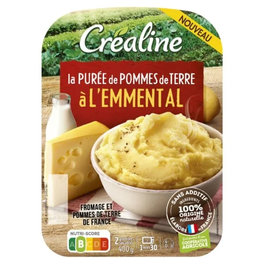 Purée fraîche au fromage