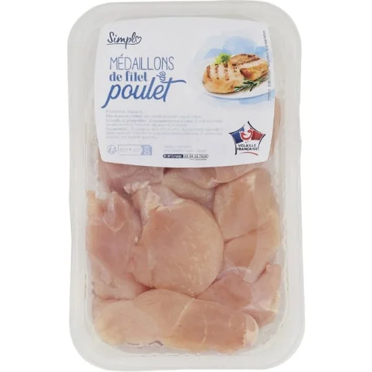 Filet de poulet médaillons