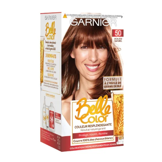Coloration Cheveux Permanente 50 Acajou Naturel