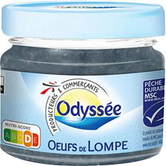Oeufs de lompe noirs