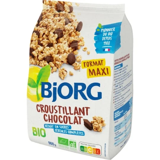 Céréales croustillant chocolat Bio