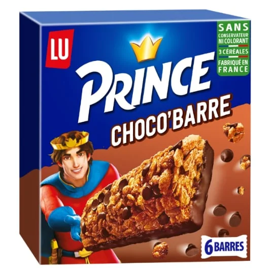 Barres de céréales au chocolat Choco'barre