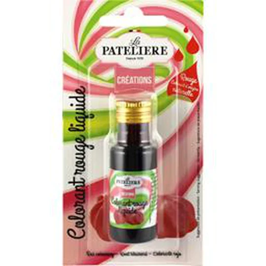 Créations - Colorant rouge liquide