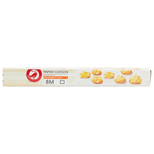 Papier cuisson non adhérent et large