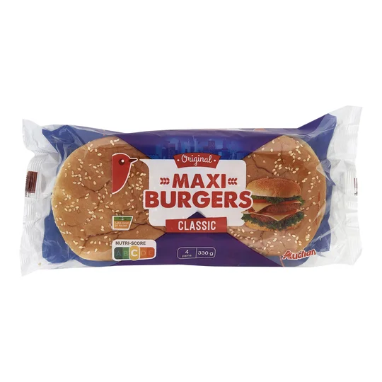 Pain hamburger maxi x4