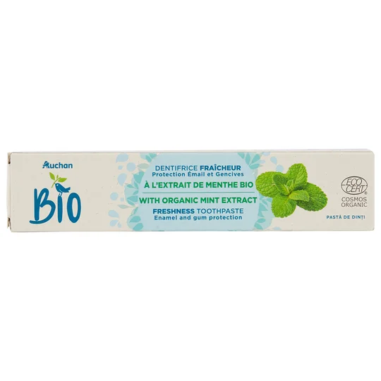 Dentifrice complet protection émail et gencives à l'extrait de menthe bio