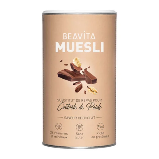 Muesli subtitut de repas contrôle de poids au chocolat