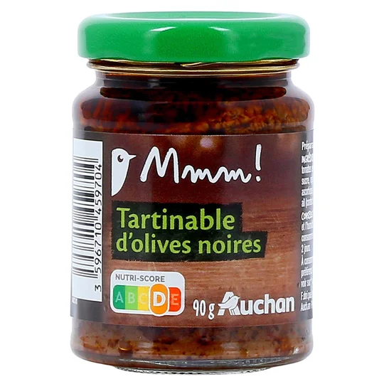 Tartinable d'olives noires