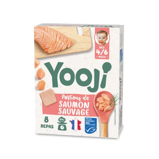 Hachés Saumon MSC et surgelés Dès 4/6 mois