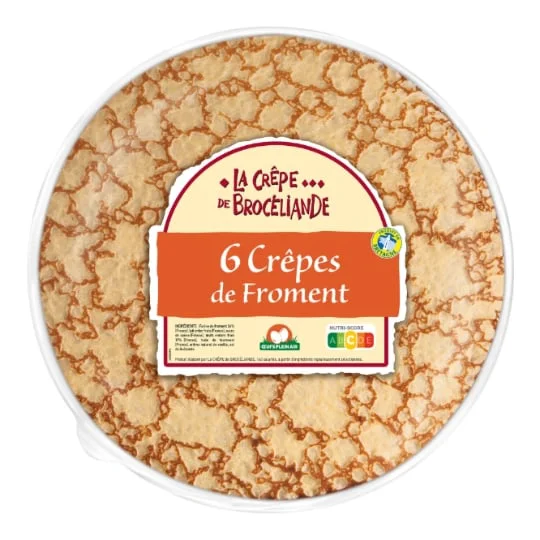 Crêpes de Froment aux Oeufs de plein air