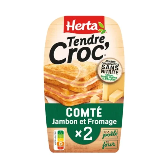 Croque-Monsieur comté conservation sans nitrite