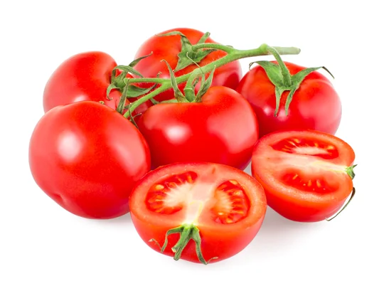Tomates rondes en grappes bio