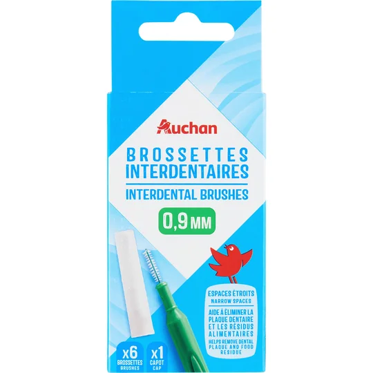 Brossettes interdentaires 0,9mm