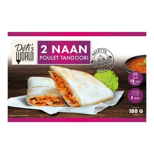 Naan poulet tandoori