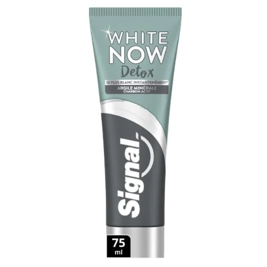 Dentifrice Blancheur Détox Argile & Charbon Actif White Now