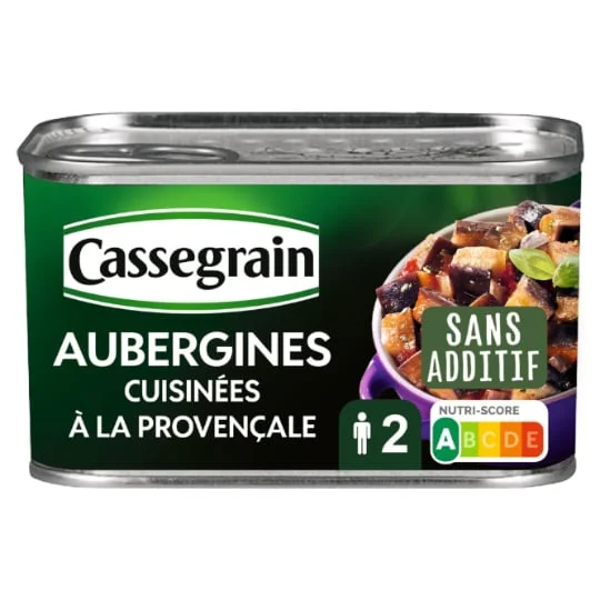 Aubergines cuisinées à la provençale