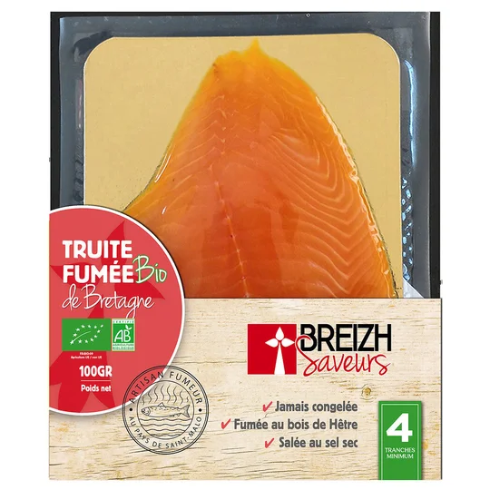 Truite fumée de Bretagne BIO