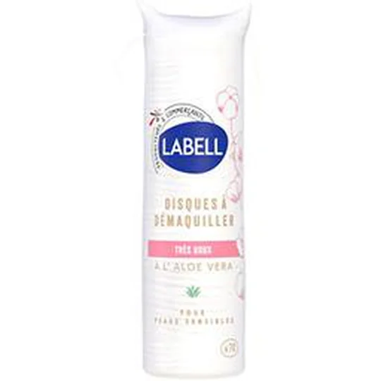 Disques à démaquiller à l'aloe vera, peaux sensibles