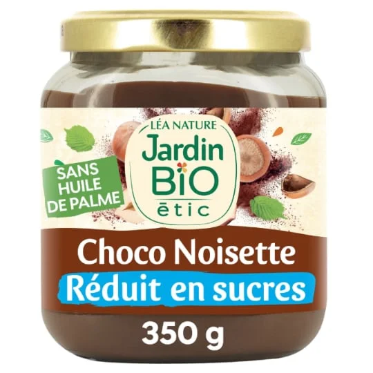 Pâte à tartiner chocolat noisettes Bio