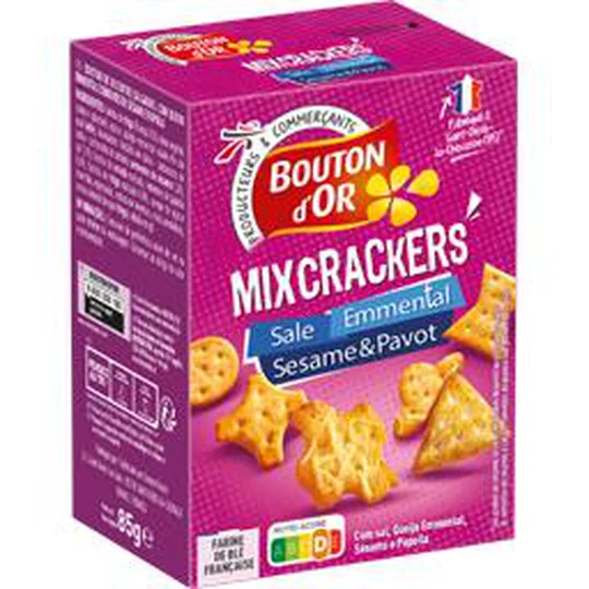 Mix Crackers salé emmental sésame & pavot
