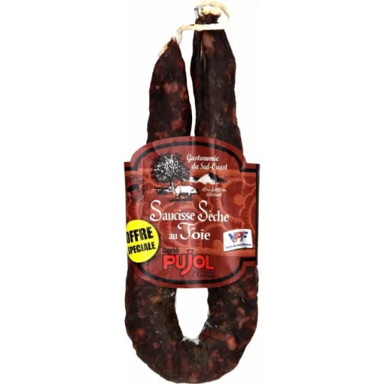 Saucisse sèche au foie