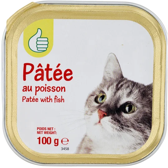 Pâtée au poisson pour chat