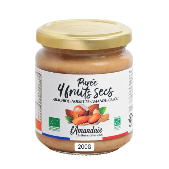 Purée 4 fruits secs BIO