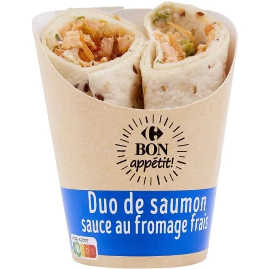Wrap duo de saumon