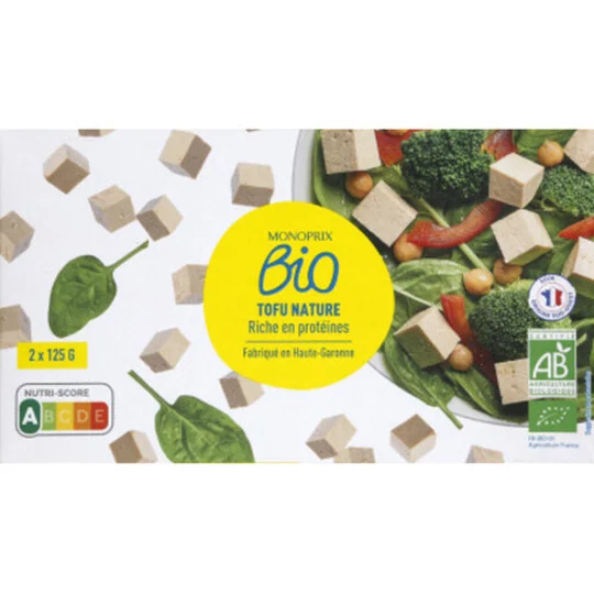 Monoprix Bio Tofu nature