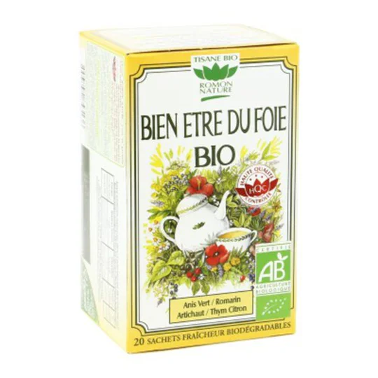 Bien Etre Du Foie 20 Sachets Bio