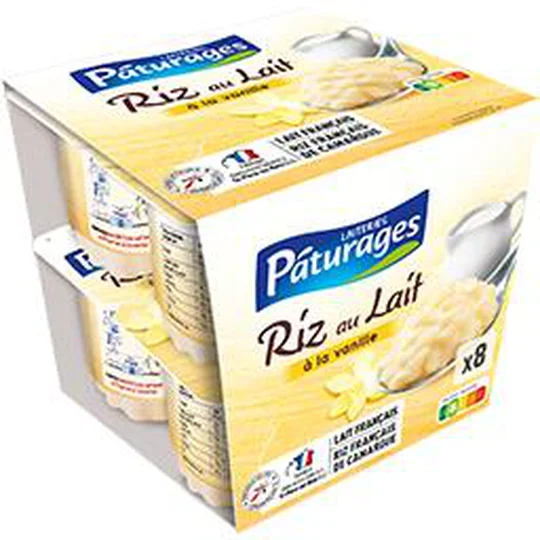 Riz au lait à la vanille