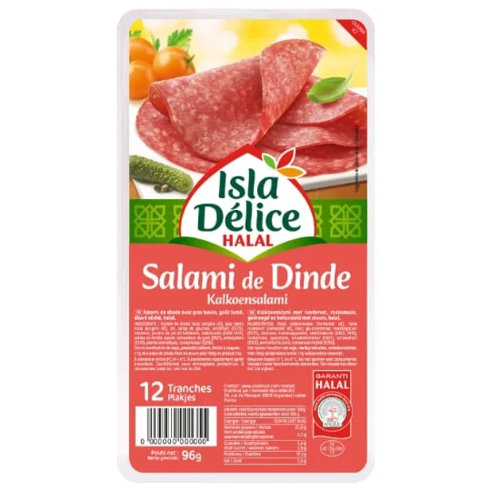 Salami de dinde halal