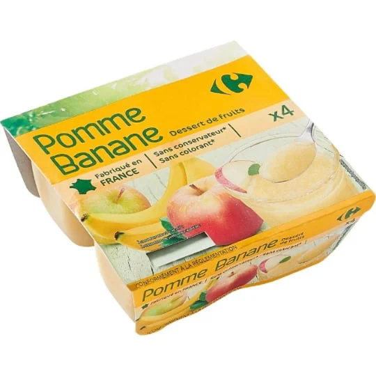 Compote pomme banane