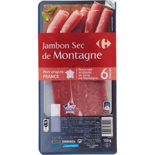 Jambon sec de montagne