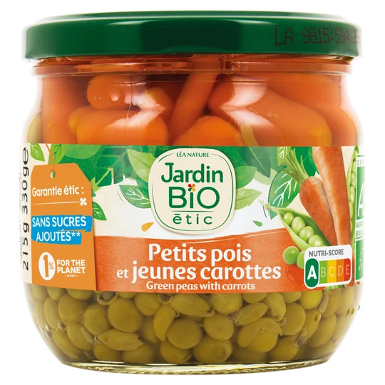 Petits Pois Carottes Bio