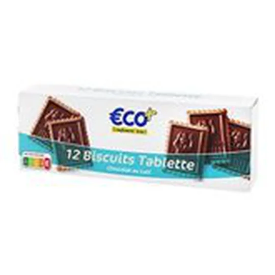 Biscuits tablette Chocolat au lait