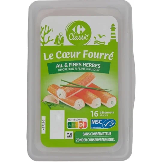 Surimi ail et fines herbes