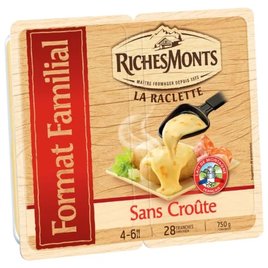 Raclette RicheMonts Sans croute tranches