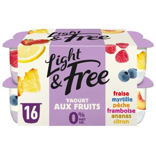 Yaourt aux fruits allégé 0% MG