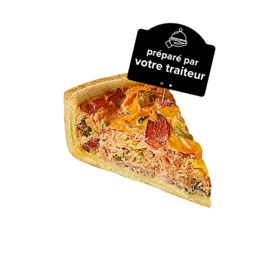 Plat cuisiné tarte thon et légumes du soleil