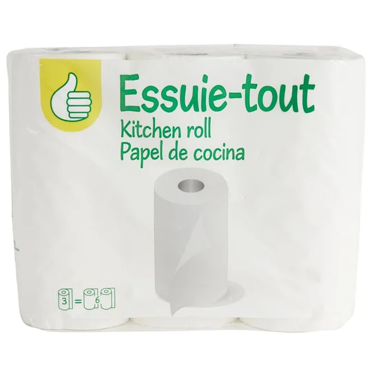 Essuie tout compact blanc