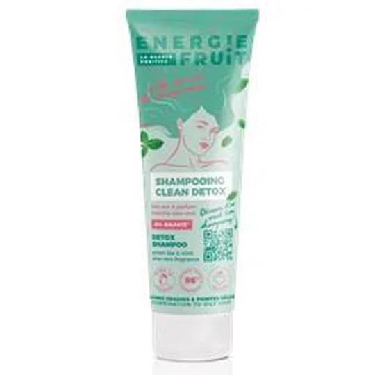 Shampoing clean detox thé vert et aloe vera bio racines grasses et pointes sèches