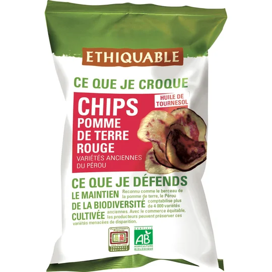 Chips pérou bio Pomme de terre rouge