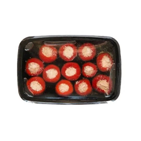 Apéritifs mini poivrons farcis au thon