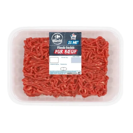 Viande hachée pur boeuf 5% MG